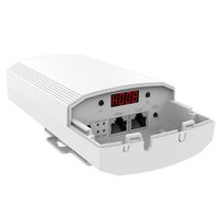 Puente Inalámbrico para Exteriores 5.8G 900Mbps PTP 2km Punto a Punto, Puente WiFi IP65 Impermeable CPE para Sistema de Monitoreo de Seguridad CCTV