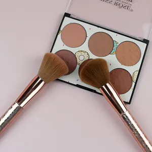 Supplier Price Popularity Rose Gold Luxury Custom Private Label Bling Makeup Brushes Set For Make Up