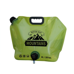 Mountains Water Bag 8L Foldable Plastic Hydration Bladder For Hiking Camping Fishing Outdoor Use - Product Image 5
