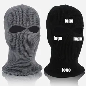 Factory Seal Gray Skull Hoodie Balaclava