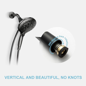 Manguera de Ducha de PVC Flexible Negra de Nuevo Estilo, Anti-Torceduras, de Alta Presión, a Prueba de Explosiones, Fácil Instalación - Product Image 5