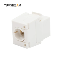 Système de câblage réseau à 180 degrés, mini-prise RJ45 8P8C sans outil Cat6A Keystone Jack pour bar Internet