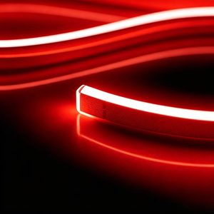 Ruban LED néon flexible IP65, résistant à la poussière, blanc chaud, décoration intérieure, éclairage d'ambiance pour hôtel, DC12V, conforme à la norme FCC - Product Image 3