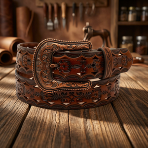 Cinturones de Cuero Vacuno de la Mejor Calidad para Hombre, Accesorios de Moda para Fiesta, Hebilla de Acero Personalizada OEM, Cuadrada, Ecológica - Product Image 1