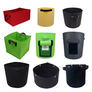 ถุงปลูกต้นไม้ทรงกลม LINFEI FELI HT-860049 ผลิตจากวัสดุรีไซเคิลรักษ์โลก ความจุ 1000 มล. พร้อมหูหิ้ว สไตล์ฟาร์มเฮาส์ - Product Image 1