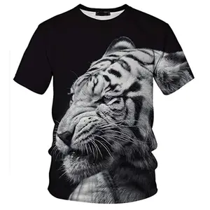 Toptan özel t-shirt 3d t-shirt süblimasyon dijital t shirt baskı unisex moda t shirt