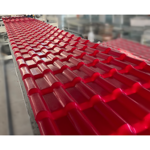 Tuiles de toiture <span class=keywords><strong>en</strong></span> résine synthétique bon marché <span class=keywords><strong>en</strong></span> gros, résistance à la corrosion, tuiles de toiture <span class=keywords><strong>en</strong></span> plastique ASA PVC, toiture romaine, temple, complexe hôtelier - Product Image 2