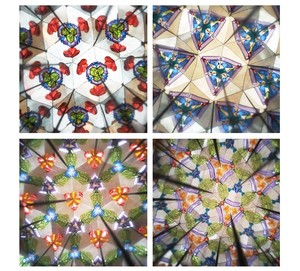Kaléidoscope éducatif en bois et papier Kaleido Scope pour enfants Cadeau - Product Image 2