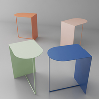 Table d'appoint en métal pour chambre Kinno table basse table d'appoint simple