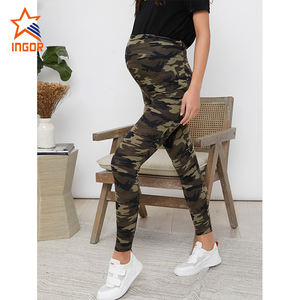 הסוואה יולדות מכנסיים למשרד תמיכה ליולדות חותלות יוגה כושר ללבוש - Product Image 3