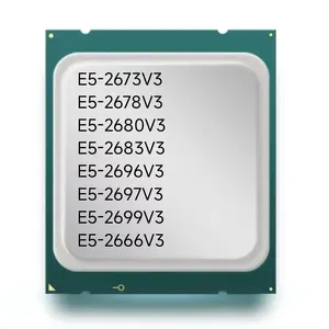 英特尔至强E5 2666V3 E5 2673V3 E5 2678V3 E5 2680V3 E5 2683V3 E5 2696V3 E5 2697V3 E5 2699V3中央处理器LGA2011-3 DDR4服务器