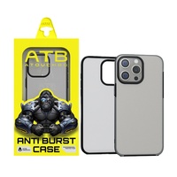 Casing HP ATB Luxury Original TPU Transparan Anti Benturan Tahan Air untuk 6/6S/7/8/11/12/X/XS/XR dengan Lapisan Cermin