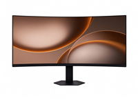 Nouvel écran d'ordinateur LED 34 pouces UltraWide 4K 75Hz HDR avec dalle VA, temps de réponse de 5 ms, support rotatif réglable en hauteur, double DP, pour usage professionnel