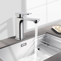 Robinet de salle de bain de haute qualité Watermark, mitigeur d'eau chaude et froide en laiton pour lavabo d'hôtel