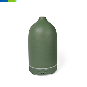 Diffuseur d'arômes et humidificateur d'air en céramique écologique électrique avec lumière LED multicolore, machine d'aromathérapie <span class=keywords><strong>de</strong></span> table - Product Image 5