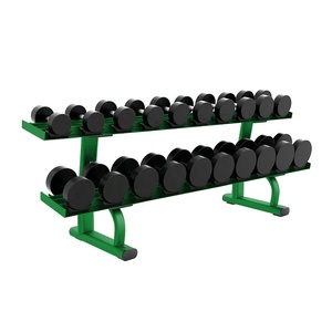 Juego de mancuernas de goma, equipo de fitness - Product Image 4