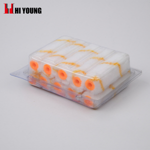 Acrylic Màu Vàng Sọc Nhỏ Sơn Con Lăn Thiết Lập Sơn Con Lăn Cho Bức Tranh Bức Tường Con Lăn Nhỏ Cho Bức Tranh 10 cái/bộ - Product Image 4