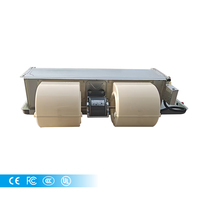 Ventilo-convecteur commercial personnalisé à air conditionné, plafond horizontal, dissimulé, unité de ventilo-convecteur pour le refroidissement et le chauffage