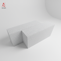 Brique isolante en mullite B5/B6 (résistance à la chaleur de 3000°F) – Résistance thermique supérieure, 44 % Al2O3, 54 % SiO2 – Matériau réfractaire – Découpe disponible