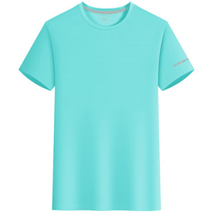 เสื้อยืดสีพื้น โพลีเอสเตอร์เนื้อบาง สวมใส่สบาย เหมาะสำหรับงานโปรโมชั่น - Product Image 1