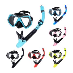 Custom Logo Wholesale Silicone Snorkeling Goggles With Dry Top Snorkel Tube Diving Snorkel Mask Set With Action <b>Camera</b> Mount - Product Image 1