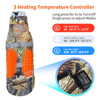 Beheizt, Elektrisch, Winter, Warm, Bequem, Outdoor, Wasserdicht, Winddicht, Mit 45°C Temperaturregelung, Ein Knopf, 3 Stufen, 2200mAh Akku