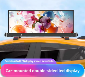 หน้าจอ LED รถยนต์ P2.5 แบบสองด้าน จอแสดงผลดิจิทัลติดหลังคารถแท็กซี่ สำหรับโฆษณา - Product Image 3