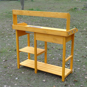 Hot Selling Outdoor <strong>Garden</strong> Work <strong>Storage</strong> Table Wood Flower Potting <strong>Bench</strong> for Plant <strong>Storage</strong> and <strong>Garden</strong> Work - Product Image 4
