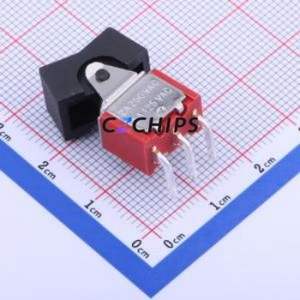 MR-0-102-<strong>A03</strong>-0003-RS Rocker Switch Through hole Component (THT) Switch Concave Bend Solder Tab Black 2A - Product Image 2