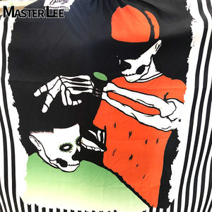 Marchio Masterlee traspirante impermeabile barbiere e teschio modello parrucchiere mantello da barbiere su misura mantello da parrucchiere grembiule - Product Image 4