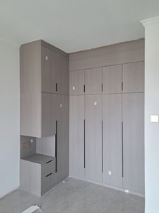 Armoire de <span class=keywords><strong>chambre</strong></span> moderne avec tiroirs et étagères pour chambres d'<span class=keywords><strong>appartement</strong></span> - Product Image 2