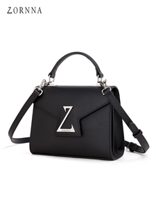 Popular Top Layer Cow Leather Custom Fashion Design Womens <strong>Black</strong> Leather Backpack - Product Image 2
