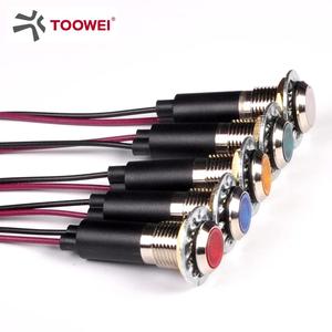 Toowei 8 mét màu xanh không thấm nước kim loại thí điểm tín hiệu chỉ số ánh sáng LED cho Dash Directional Xe Xe tải thuyền - Product Image 4