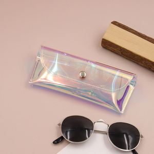 Colorful Summer TPU Sunglasses <b>Case</b> Waterproof Eyewear Pocket Bag Magnetic Closure Transparent <b>Glasses</b> Holder Welcome Gifts - Product Image 2