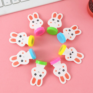 Tampons encreurs lavables à motifs de dessins animés pour enfants, les plus vendus, tampon cœur jouet / ensemble de tampons pour enfants / tampons en plastique amusants SHJ SHJ00851 - Product Image 5