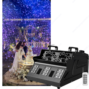 Machine à bulles de brouillard 1500W avec lumière de scène RVB 18 LED avec télécommande pour DJ Halloween Party Wedding Stage <span class=keywords><strong>Effect</strong></span> Equipment - Product Image 6