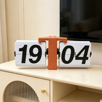 Nouvelle horloge murale automatique à quartz personnalisée pour entreprise, avec design simple en PVC et métal, pour la maison et le bureau