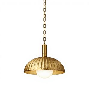 Luxury Dome Pendant Light-Aluminum <b>Halogen</b> <b>Bulbs</b> Adjustable Height 360 Beam Angle - Product Image 1
