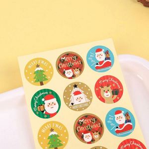 Autocollants en gel Joyeux Noël, étiquettes décoratives de Noël en PVC, série cadeau pour sceller les enveloppes, les colis et les cartes - Product Image 4