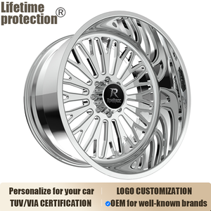 Rines <span class=keywords><strong>de</strong></span> Aleación Forjados JTX BOTANIC para Ram 2500 Tradesman 3500 Tradesman Power Wagon Rebel, Rines <span class=keywords><strong>de</strong></span> 20 22 24 26 Pulgadas, 8x165.1 8x170 - Product Image 1