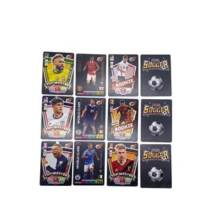 Tarjetas de Estrellas del Fútbol para la Liga de Campeones, Cristiano Ronaldo, 55 Tarjetas con Lámina Dorada, Juego de Mesa de Madera Personalizado para la Primera Infancia - Product Image 4