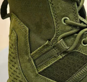 TSB4 Customized breathable Olive Green OD Drab Middle Cut Training Sports Sneakers Men Camping Shoes - Product Image 5