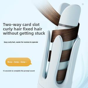 เครื่องม้วนผมไฟฟ้าคลื่นขนาดใหญ่หมุนอัตโนมัติ LCD/LED ลอนขี้เกียจที่เป็นมิตรต่อเส้นผม - Product Image 2