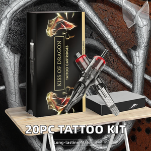 Agujas de tatuaje desechables 12 #0,35mm, juego de caja esterilizada, 20 piezas RS Liner RL, Cartucho RM curvo <span class=keywords><strong>Magnum</strong></span>, ceja, arte corporal permanente - Product Image 2