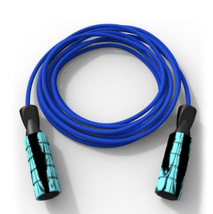 Cuerdas de saltar de 3 metros para deportes, Cable de velocidad ajustable, plástico grueso, doble rodamiento, mango de espuma, cuerda de algodón pesada - Product Image 2