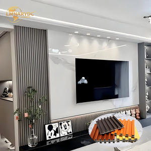 Paneles Decorativos Acanalados, Resistentes al Agua, Autoadhesivos, <span class=keywords><strong>Revestimiento</strong></span> <span class=keywords><strong>de</strong></span> <span class=keywords><strong>Pared</strong></span> Exterior <span class=keywords><strong>de</strong></span> WPC para Casas - Product Image 1