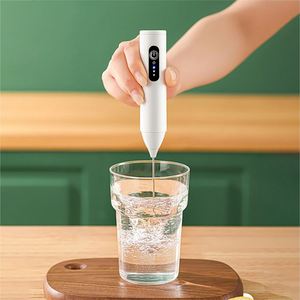 Batidora Eléctrica Recargable de Metal Pequeña de Alta Calidad para Café y Leche, Ideal para Negocios - Product Image 4