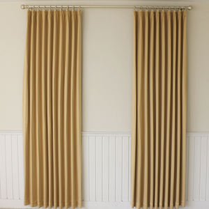 American Style Luxury Polyester Fabrics Yellow Blackout Window Curtains For The Living Room - Product Image 2