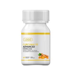 อาหารเสริมขมิ้นชันผสมขิง 95% สารเคอร์คูมินอยด์ แคปซูลเคอร์คูมิน สารสกัดจากพริกไทยดำไบโอเพอร์รีน อาหารเสริมเพื่อสุขภาพ เกรดอาหาร 60 แคปซูล สำหรับผู้ใหญ่ - Product Image 3