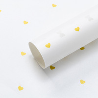 China Factory Sale Cute Dot Bouquet Flower Wrapping Paper 50cm*70cm Uncoated Specialty Digital Printed Paper & Paperboards